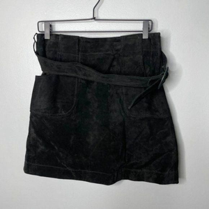 Context Suede Leather‎ Pencil Skirt Belt